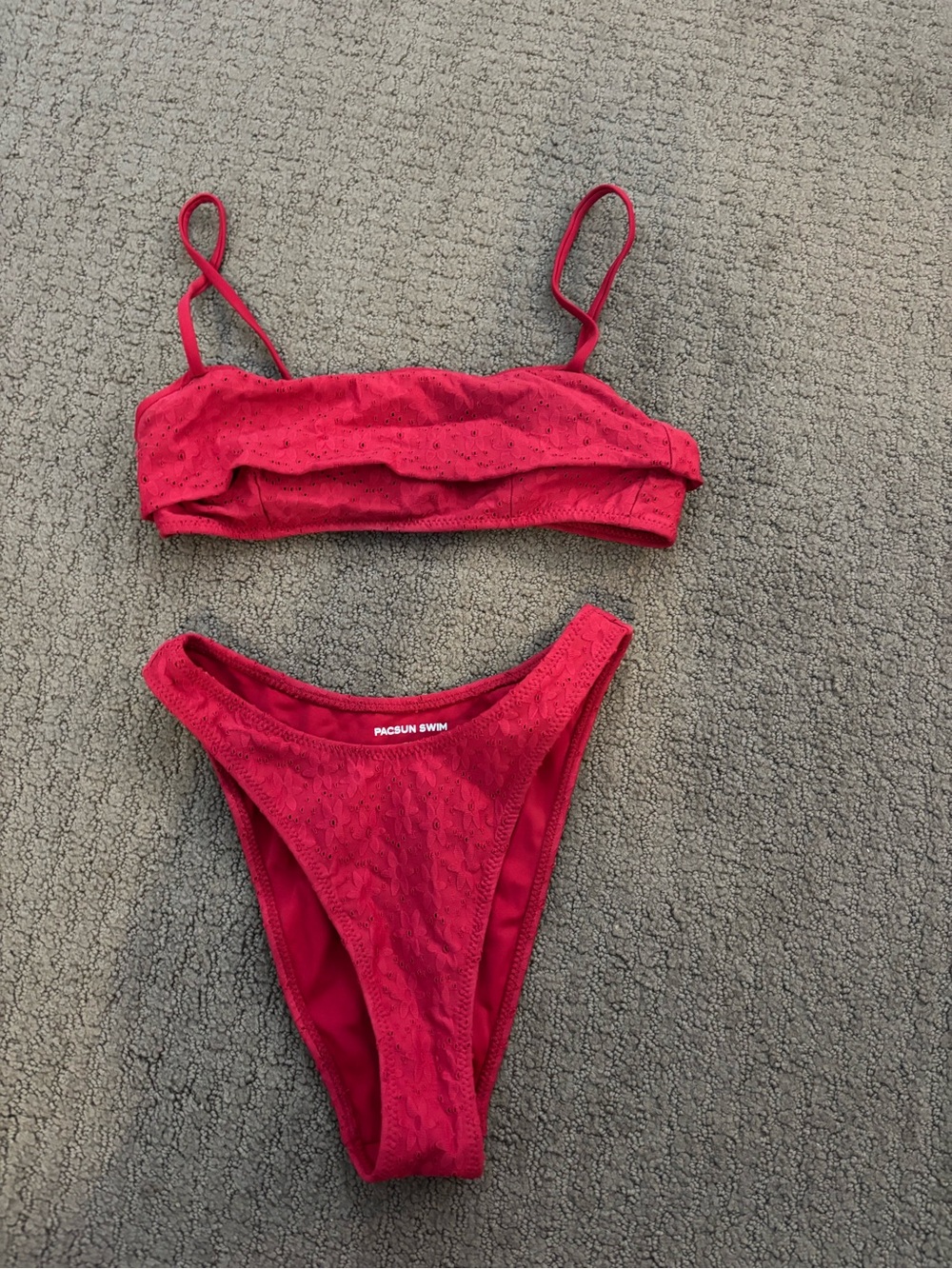 PacSun Swim Red Bralette Bikini Top